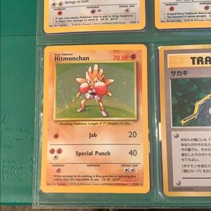 Hitmonchan holographic 1999 Pokémon card